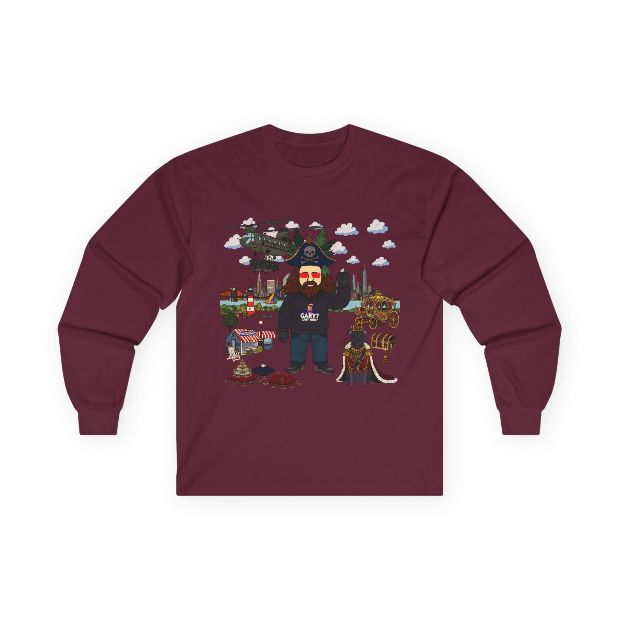 Long Sleeve Tee — 'Virtual Origins Est. 2025' Retro Adventure Graphic