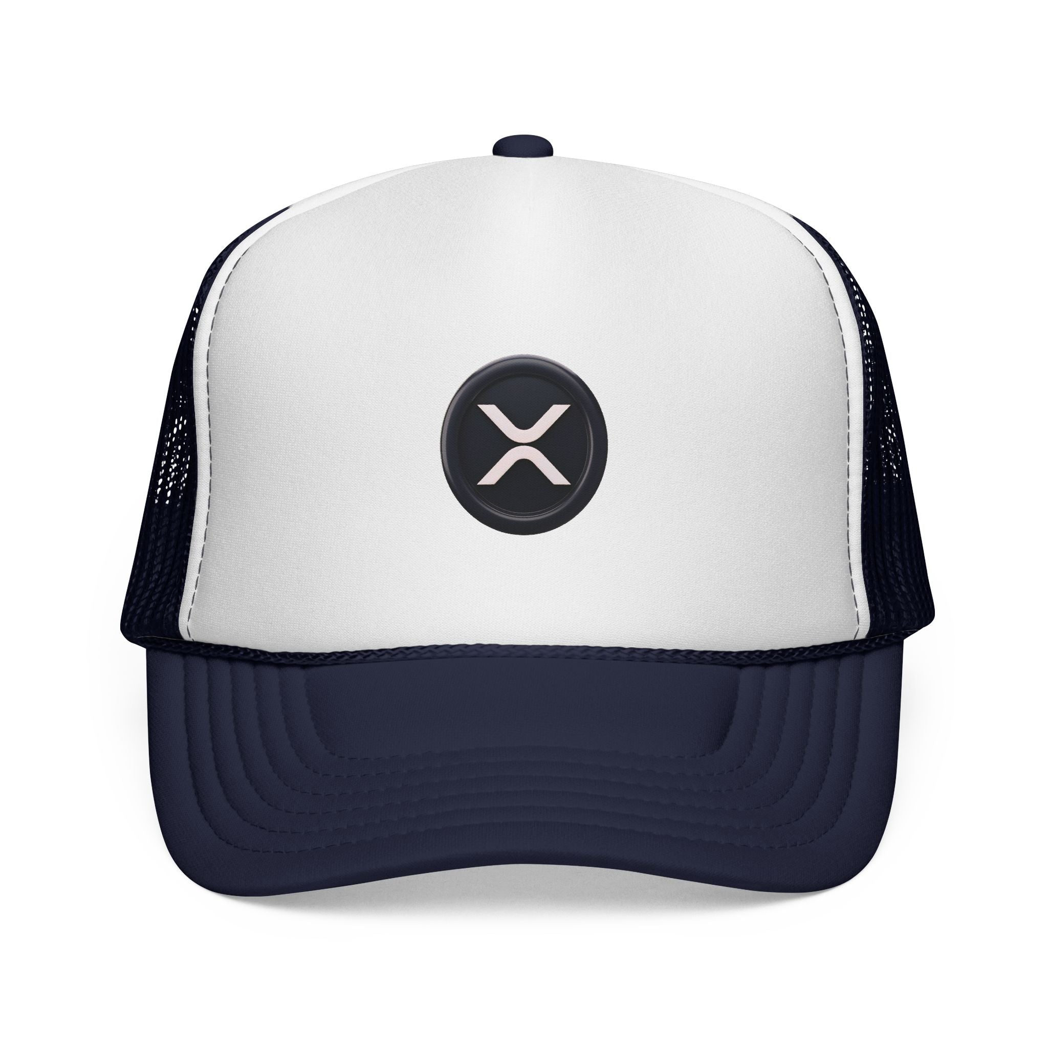 XRP Logo Trucker Hat —  Cryptocurrency Mesh Cap