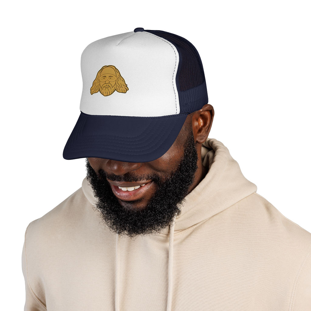 Bearded Sage VOC Trucker Cap — Retro Icon Mesh Hat