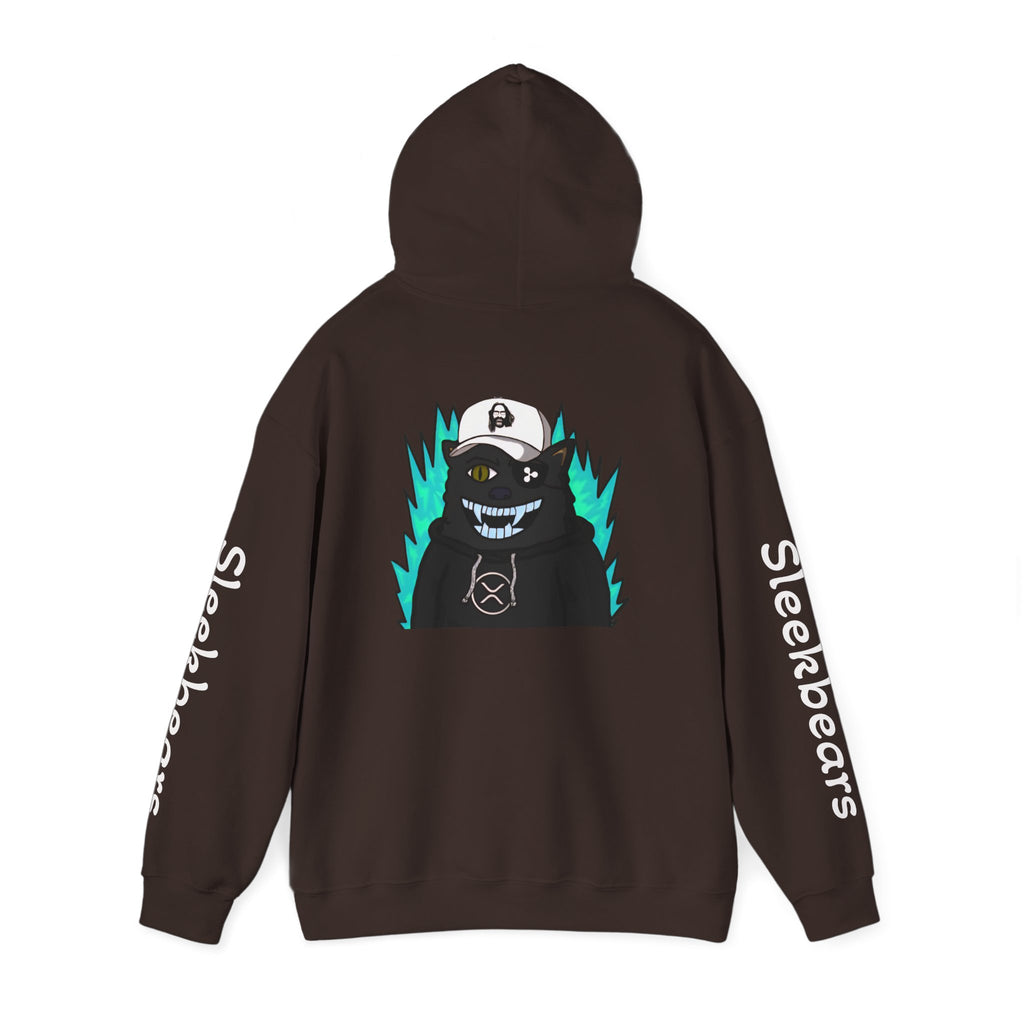Black 'Sleekbears' Graphic Hoodie