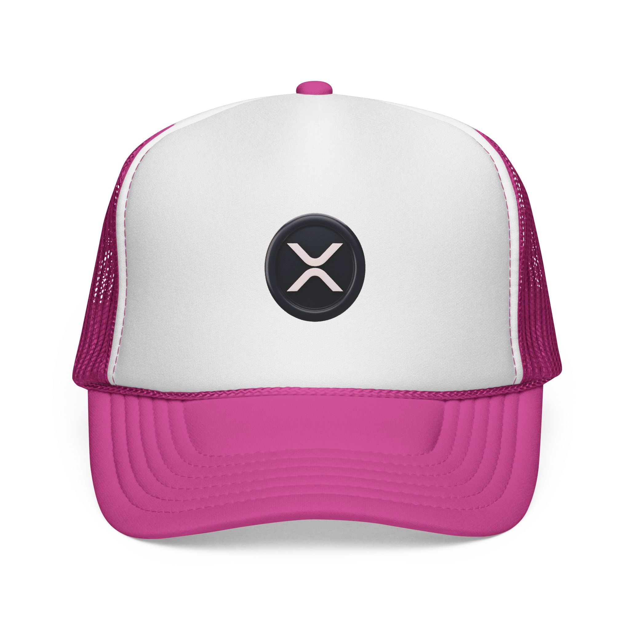 XRP Logo Trucker Hat —  Cryptocurrency Mesh Cap