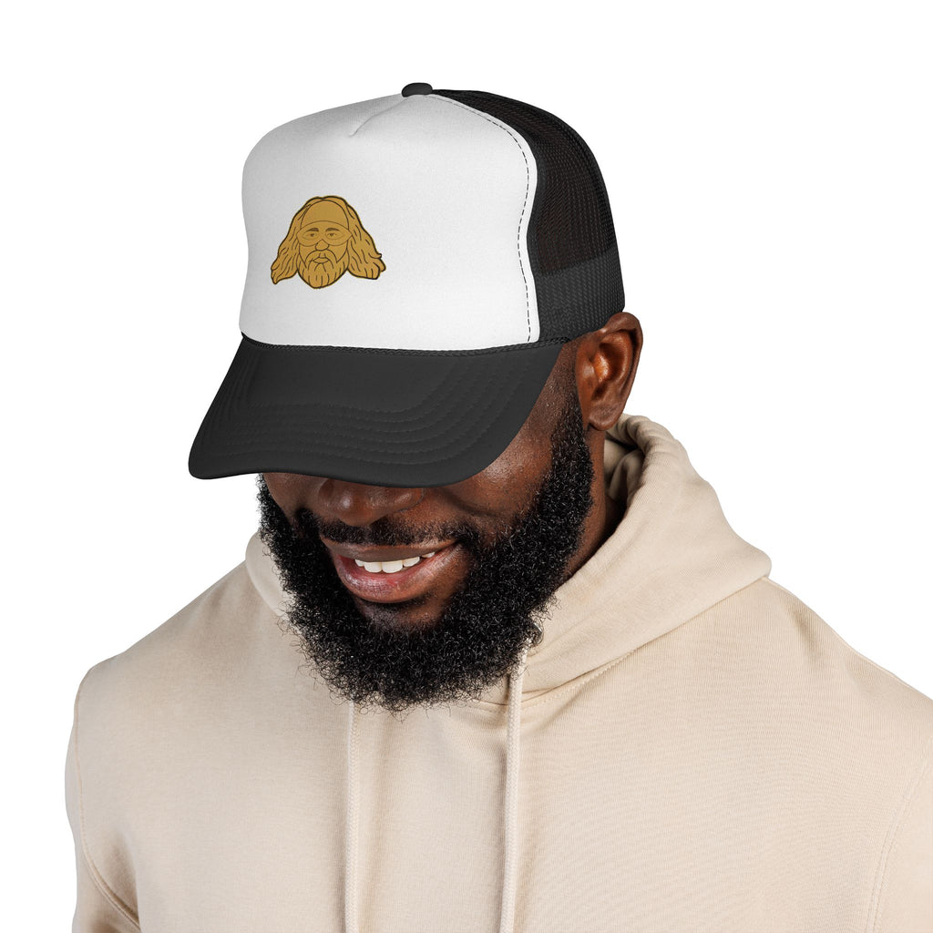 Bearded Sage VOC Trucker Cap — Retro Icon Mesh Hat