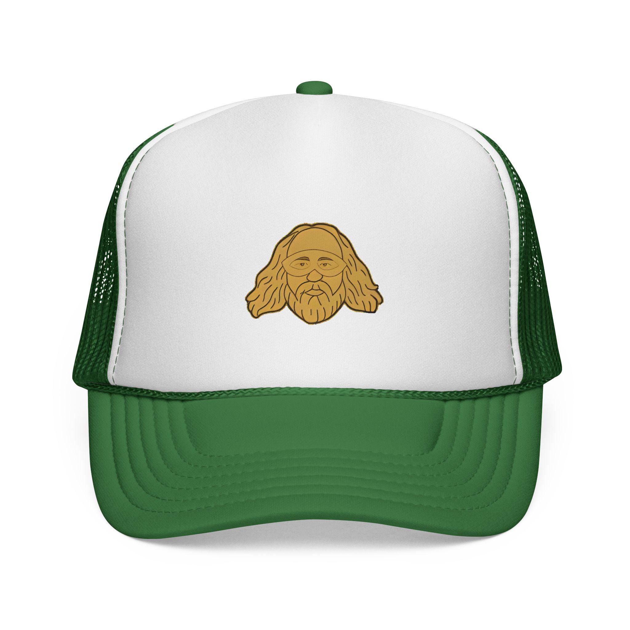 Bearded Sage VOC Trucker Cap — Retro Icon Mesh Hat