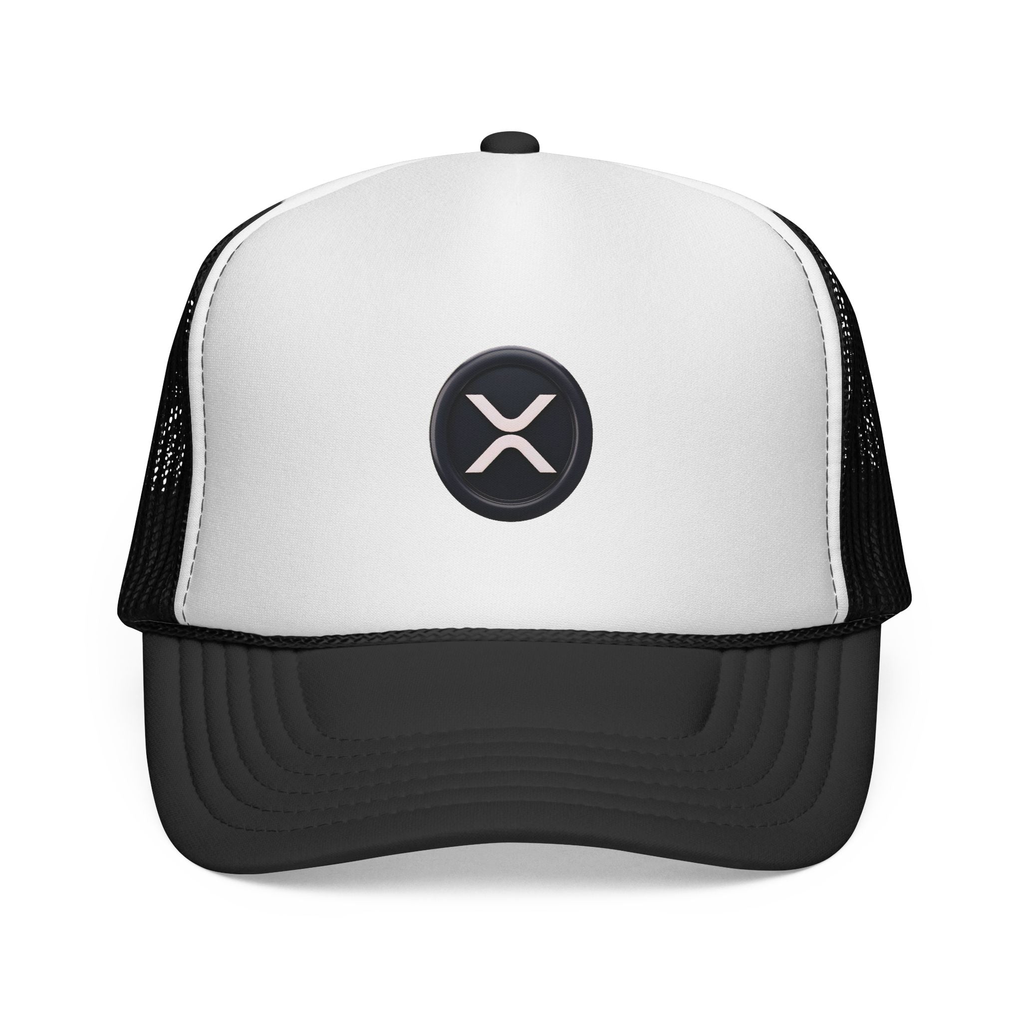 XRP Logo Trucker Hat —  Cryptocurrency Mesh Cap