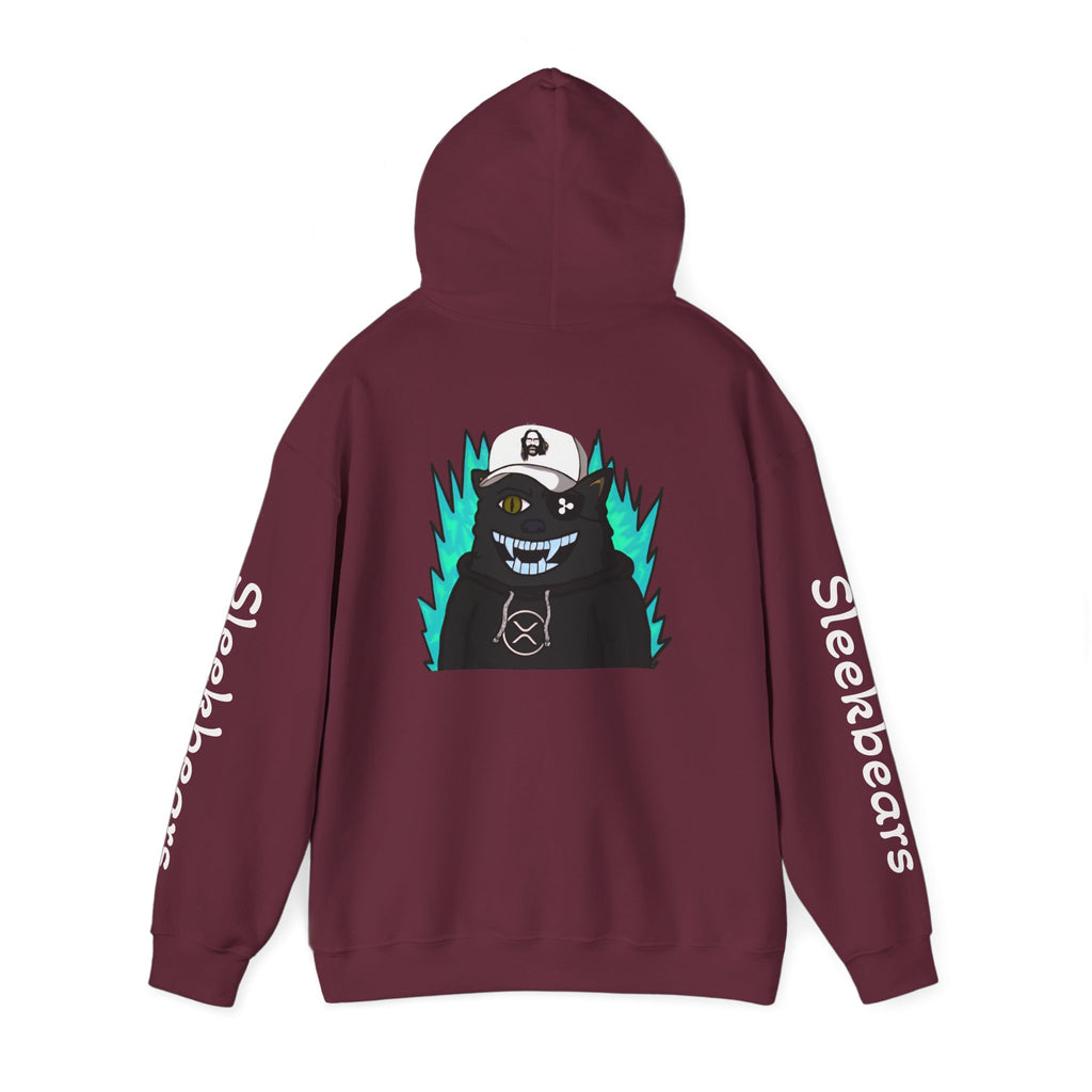 Black 'Sleekbears' Graphic Hoodie