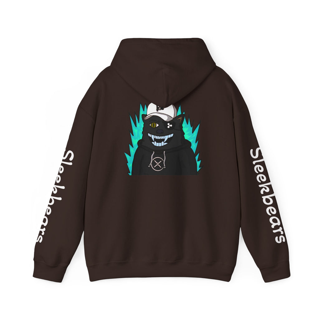 Black 'Sleekbears' Graphic Hoodie