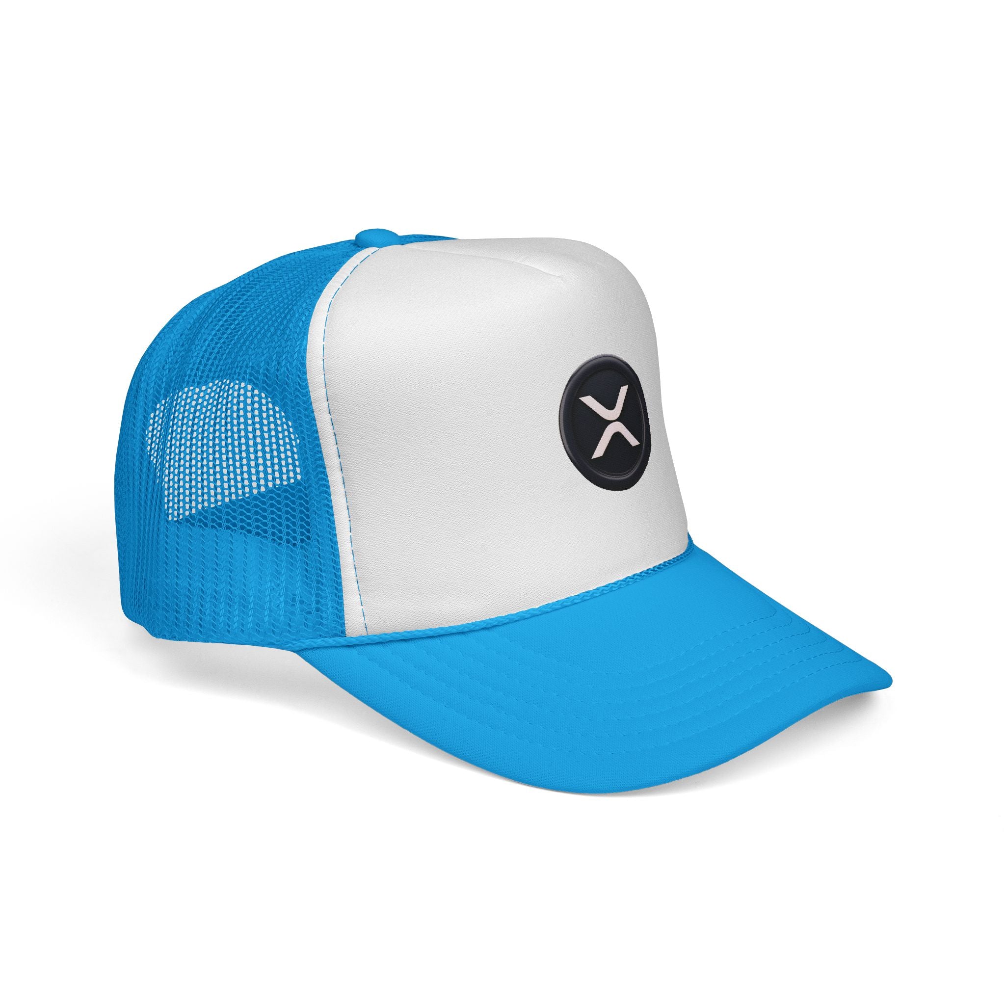 XRP Logo Trucker Hat —  Cryptocurrency Mesh Cap