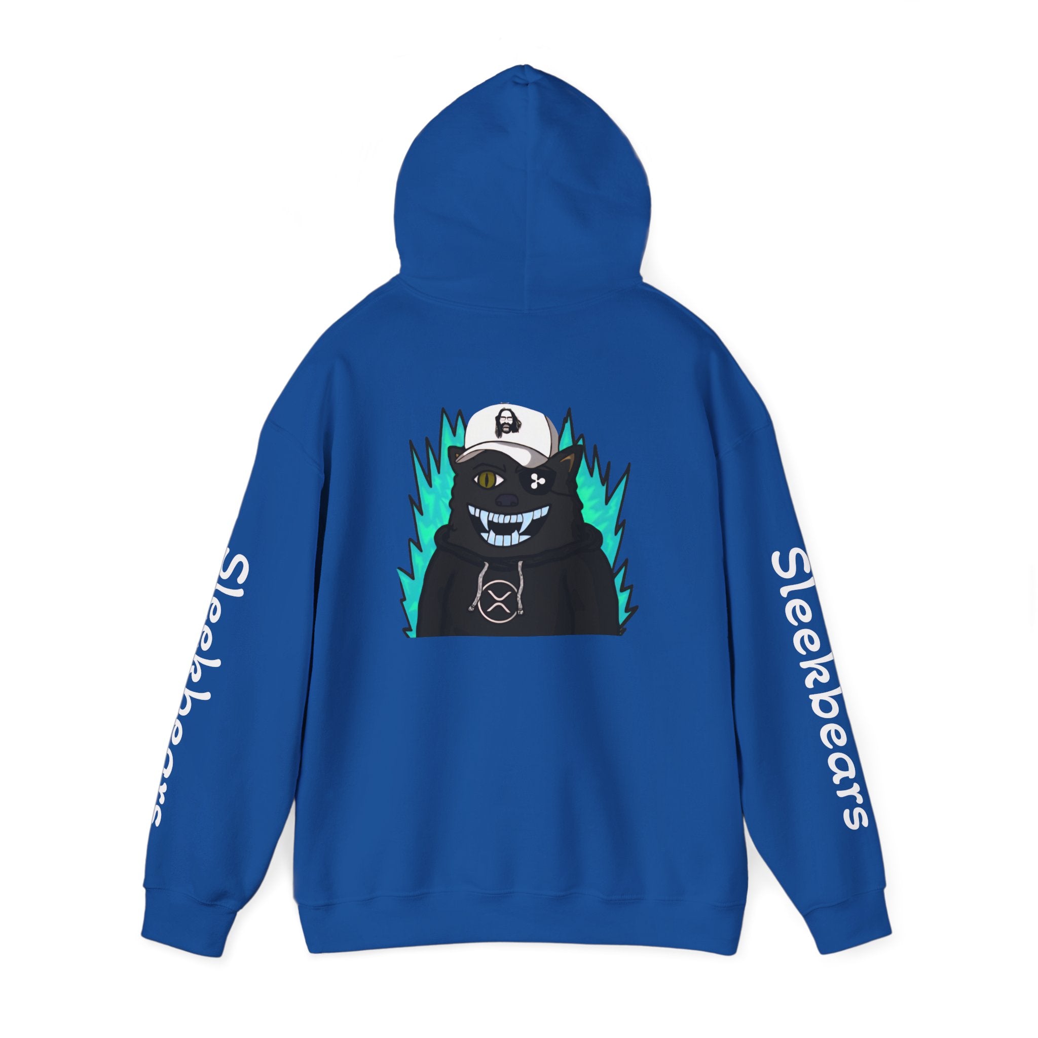 Black 'Sleekbears' Graphic Hoodie