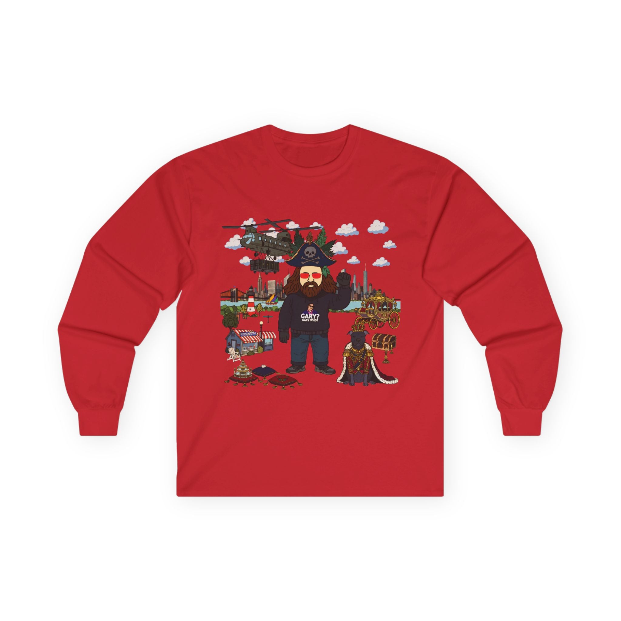 Long Sleeve Tee — 'Virtual Origins Est. 2025' Retro Adventure Graphic