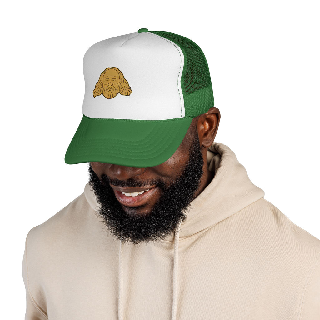 Bearded Sage VOC Trucker Cap — Retro Icon Mesh Hat