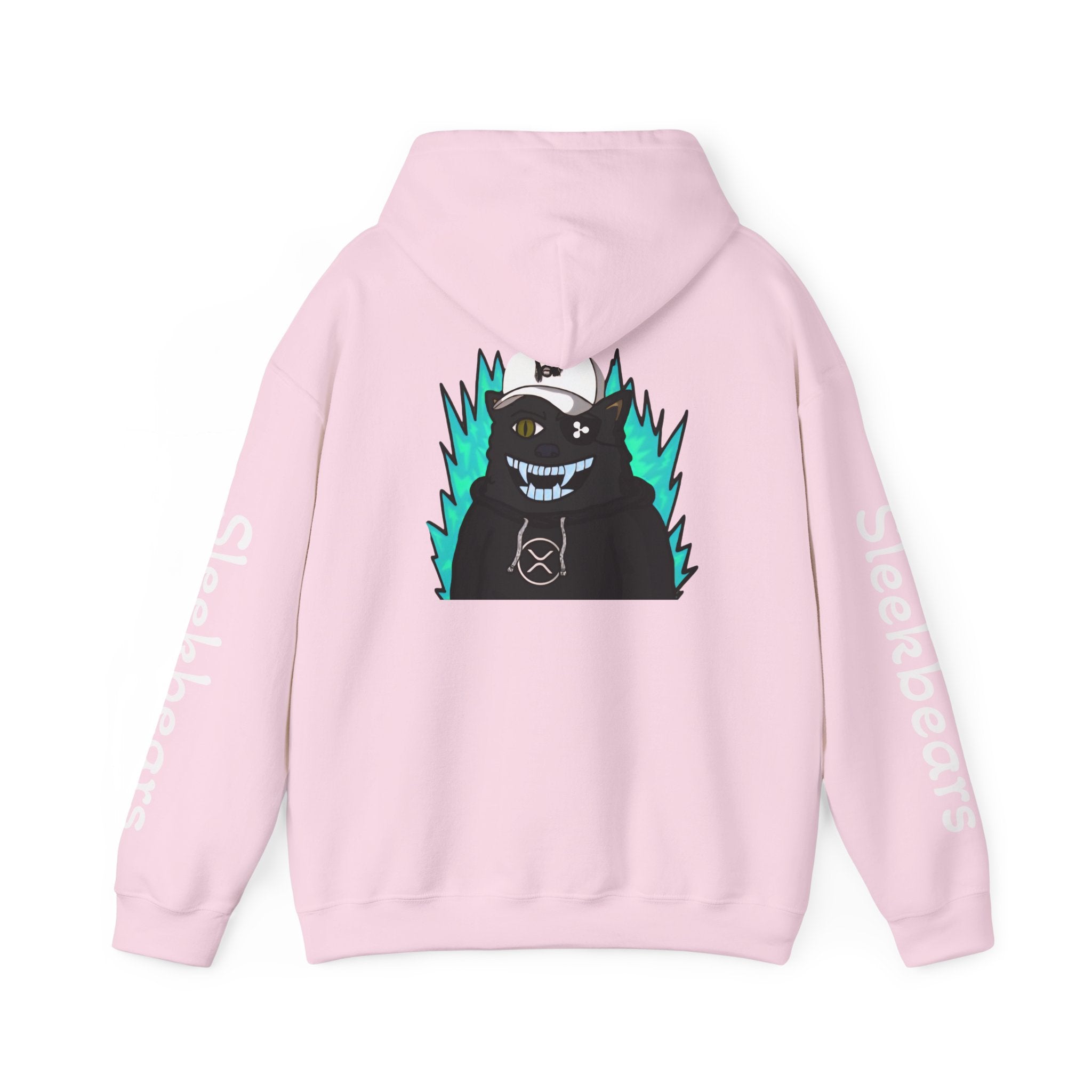 Black 'Sleekbears' Graphic Hoodie