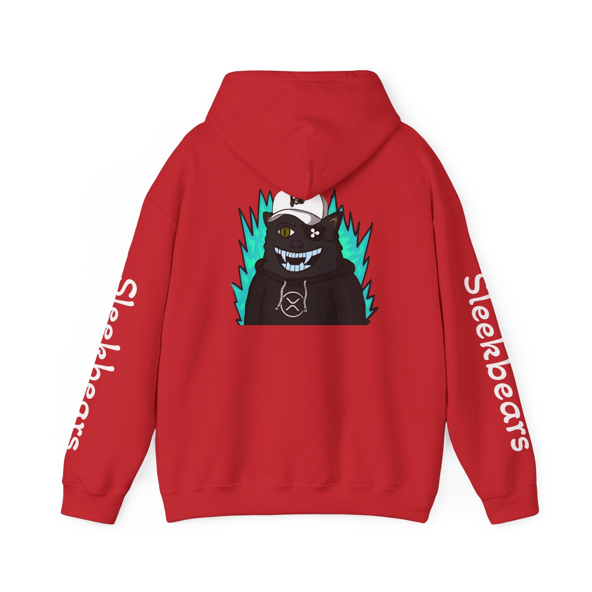 Black 'Sleekbears' Graphic Hoodie