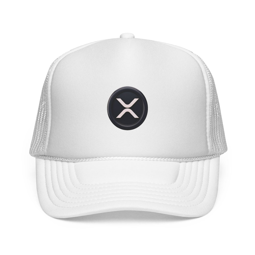 XRP Logo Trucker Hat —  Cryptocurrency Mesh Cap