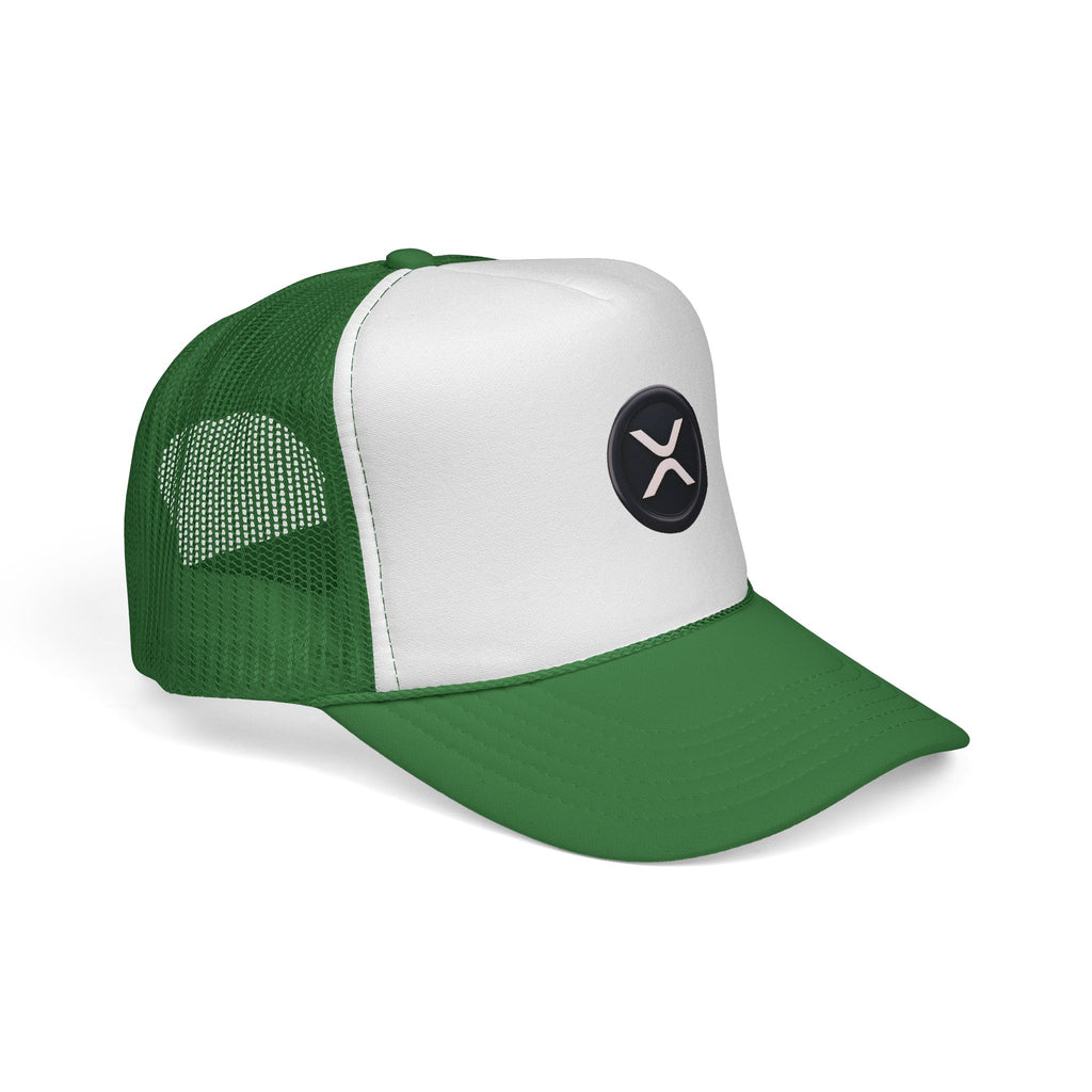 XRP Logo Trucker Hat —  Cryptocurrency Mesh Cap