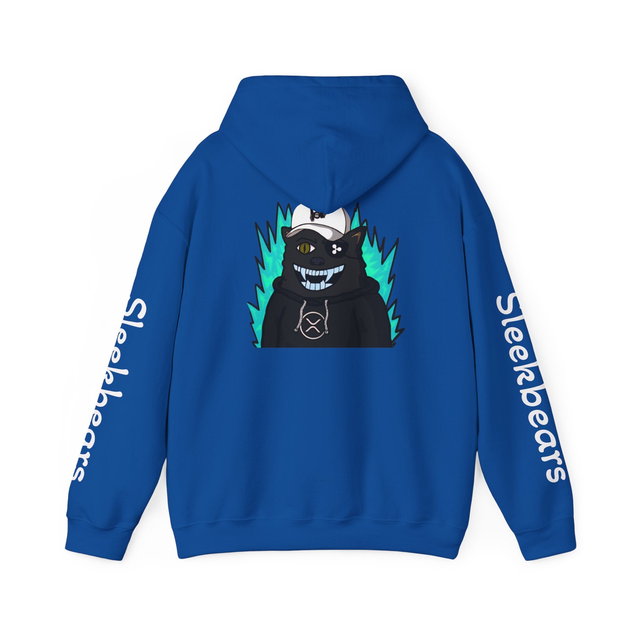 Black 'Sleekbears' Graphic Hoodie