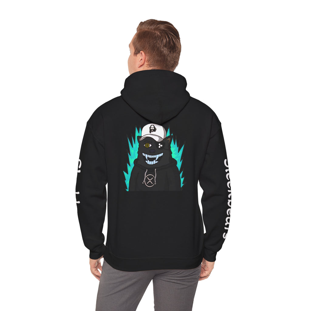 Black 'Sleekbears' Graphic Hoodie
