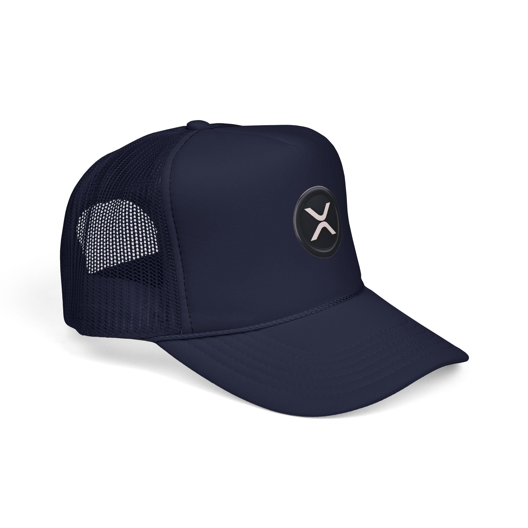XRP Logo Trucker Hat —  Cryptocurrency Mesh Cap