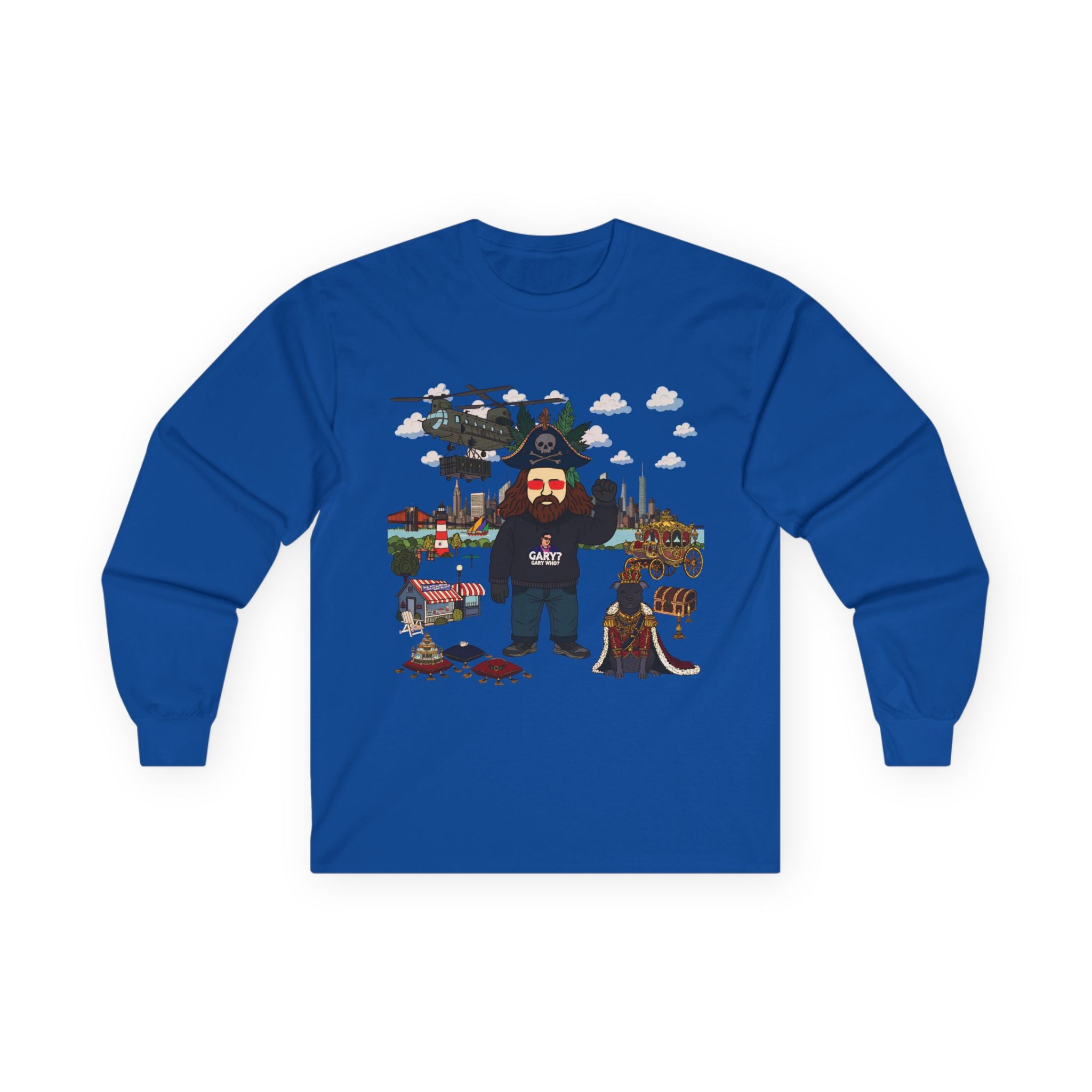 Long Sleeve Tee — 'Virtual Origins Est. 2025' Retro Adventure Graphic