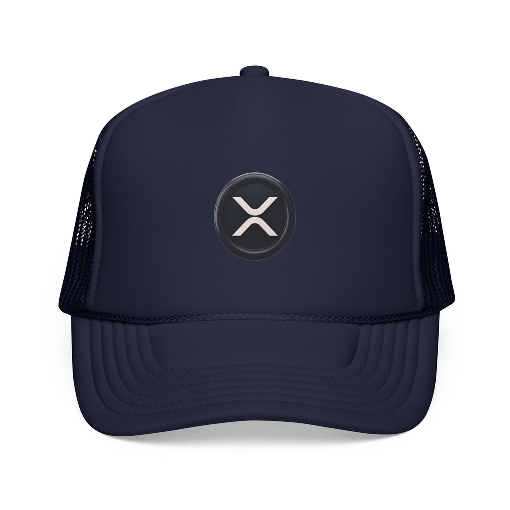 XRP Logo Trucker Hat —  Cryptocurrency Mesh Cap