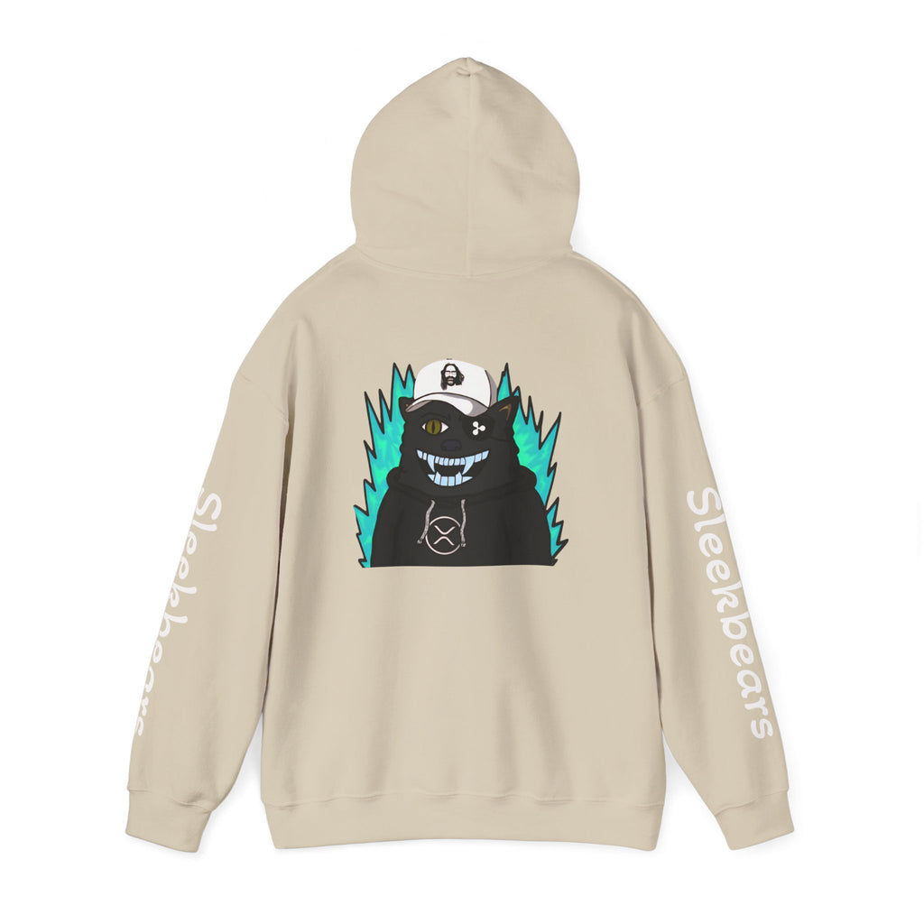 Black 'Sleekbears' Graphic Hoodie