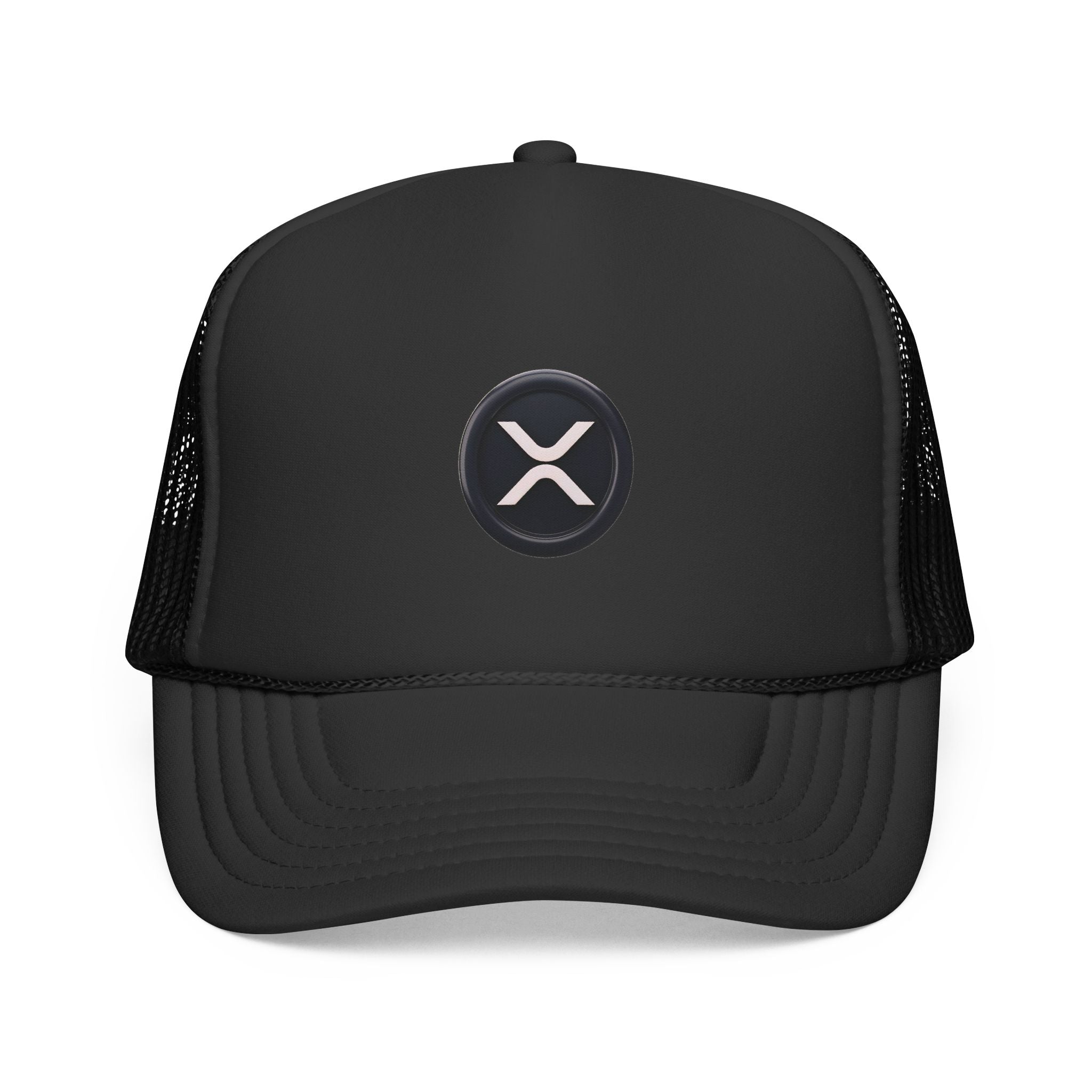 XRP Logo Trucker Hat —  Cryptocurrency Mesh Cap