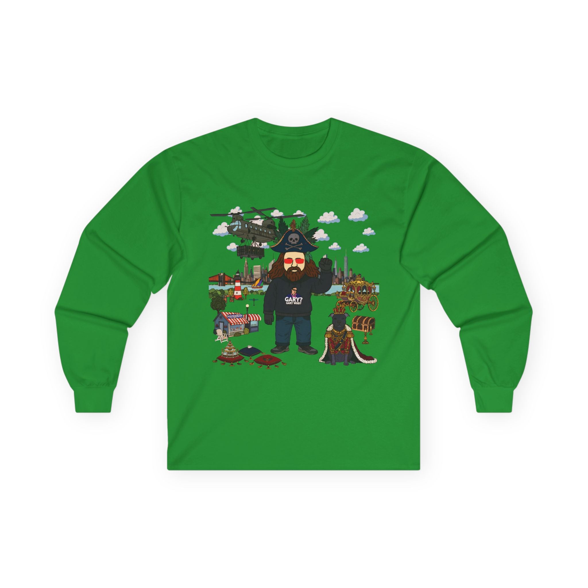 Long Sleeve Tee — 'Virtual Origins Est. 2025' Retro Adventure Graphic