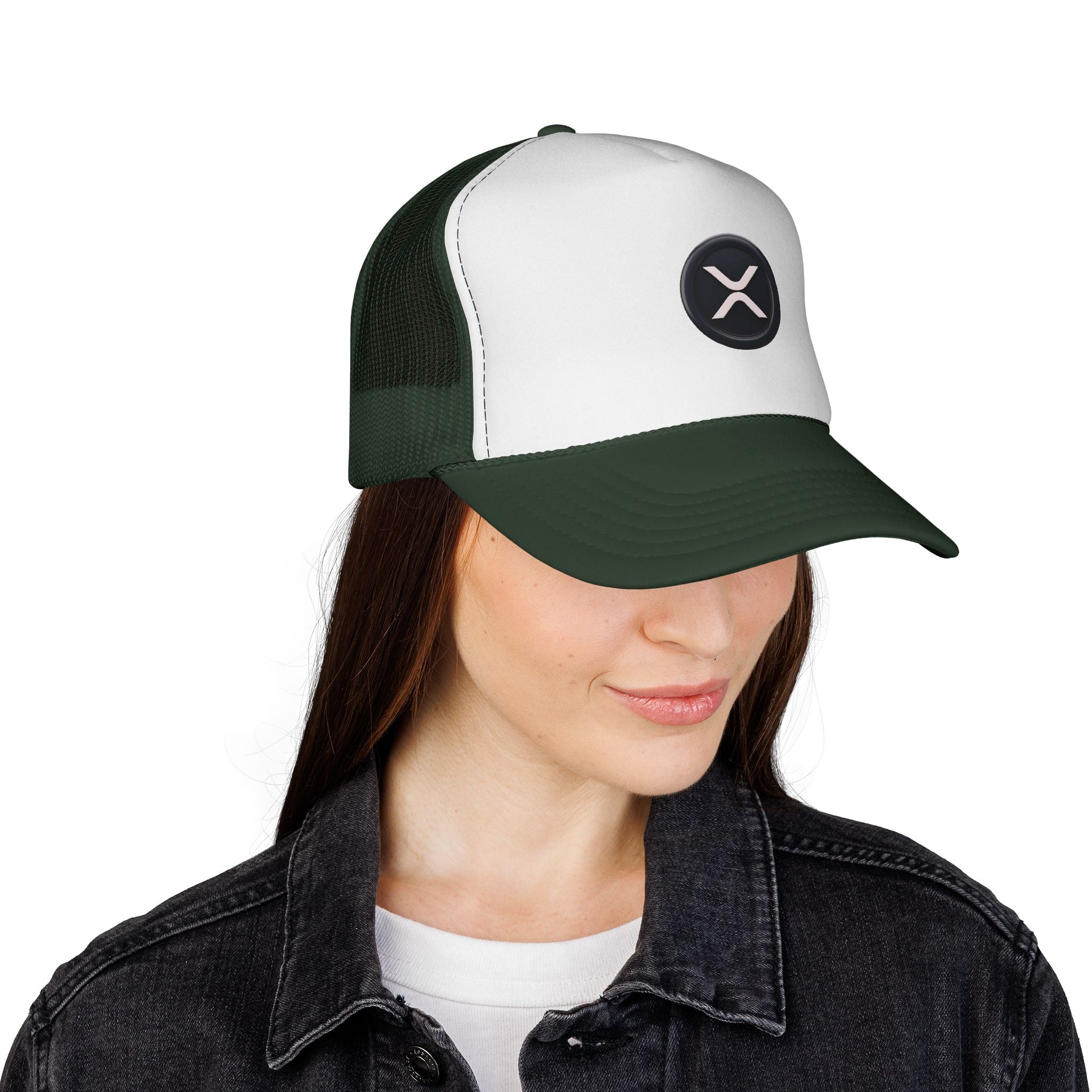 XRP Logo Trucker Hat —  Cryptocurrency Mesh Cap