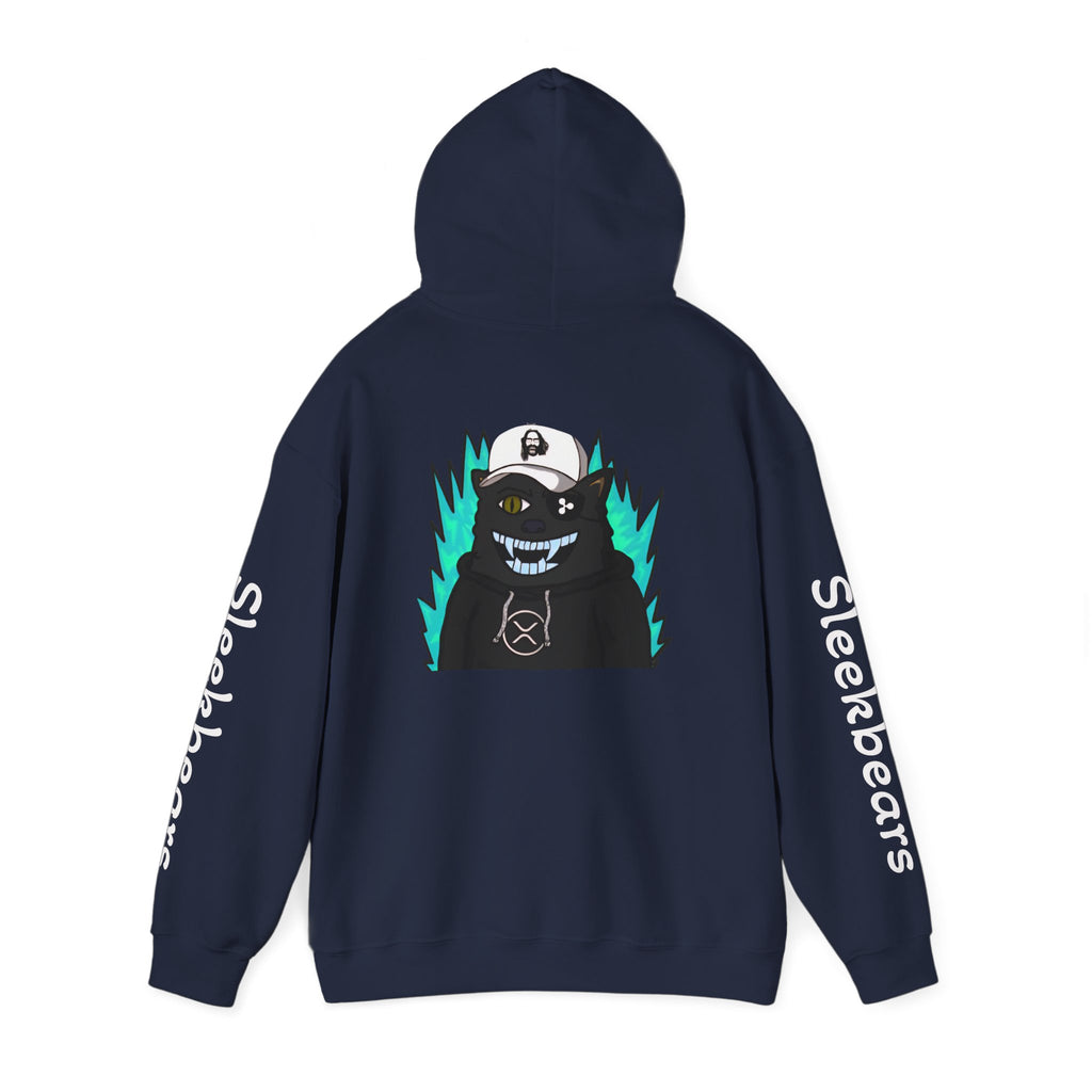 Black 'Sleekbears' Graphic Hoodie