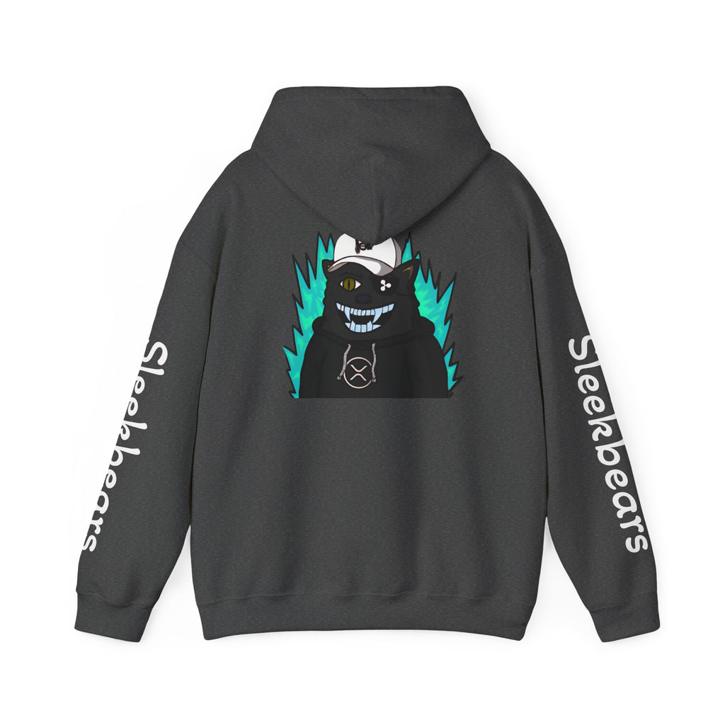 Black 'Sleekbears' Graphic Hoodie