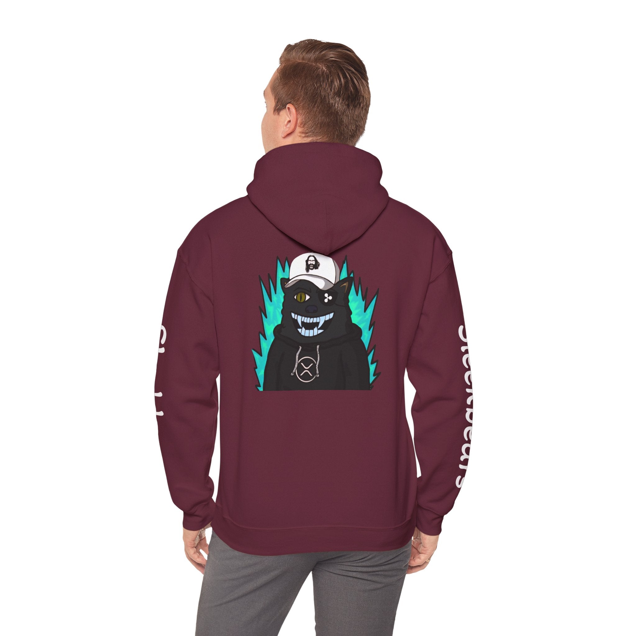 Black 'Sleekbears' Graphic Hoodie