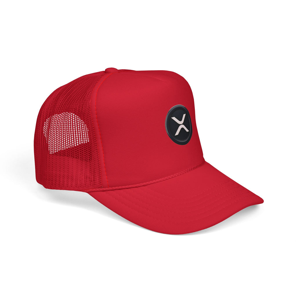 XRP Logo Trucker Hat —  Cryptocurrency Mesh Cap
