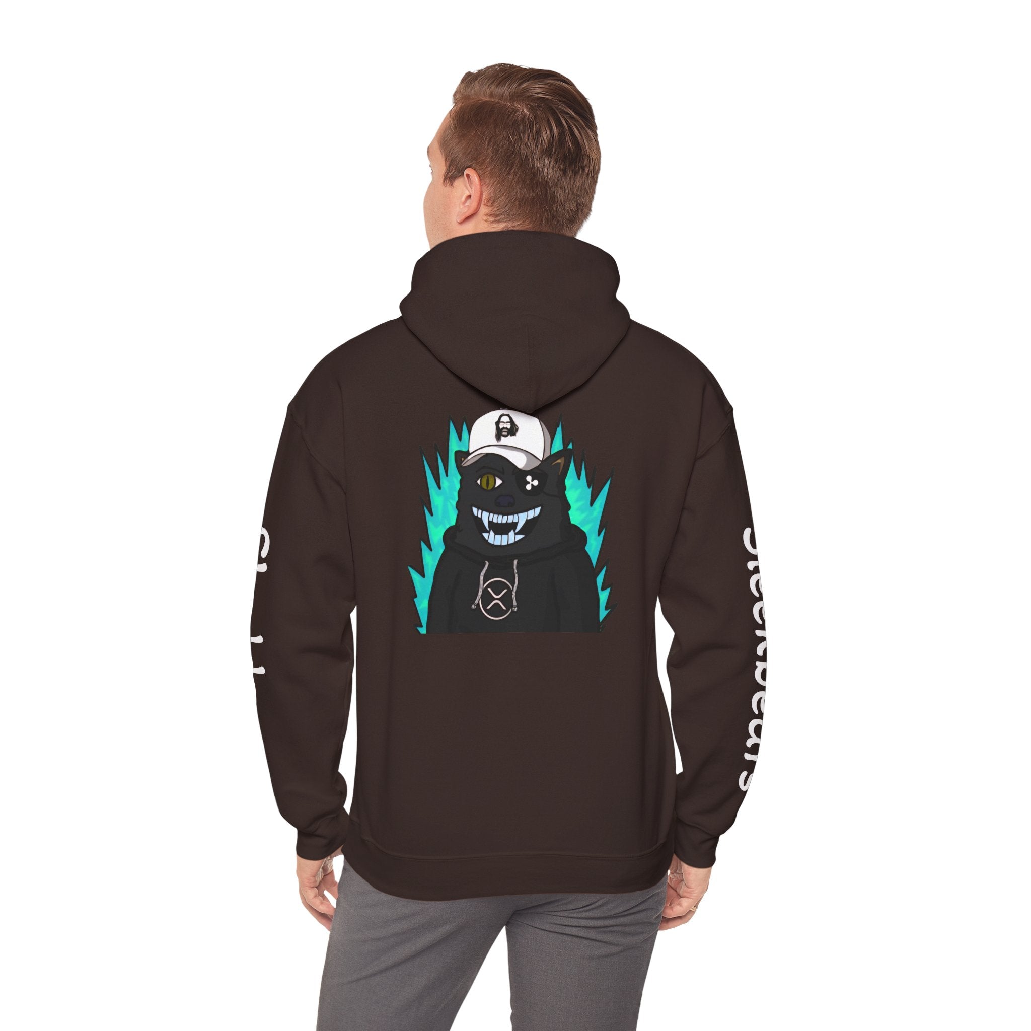 Black 'Sleekbears' Graphic Hoodie