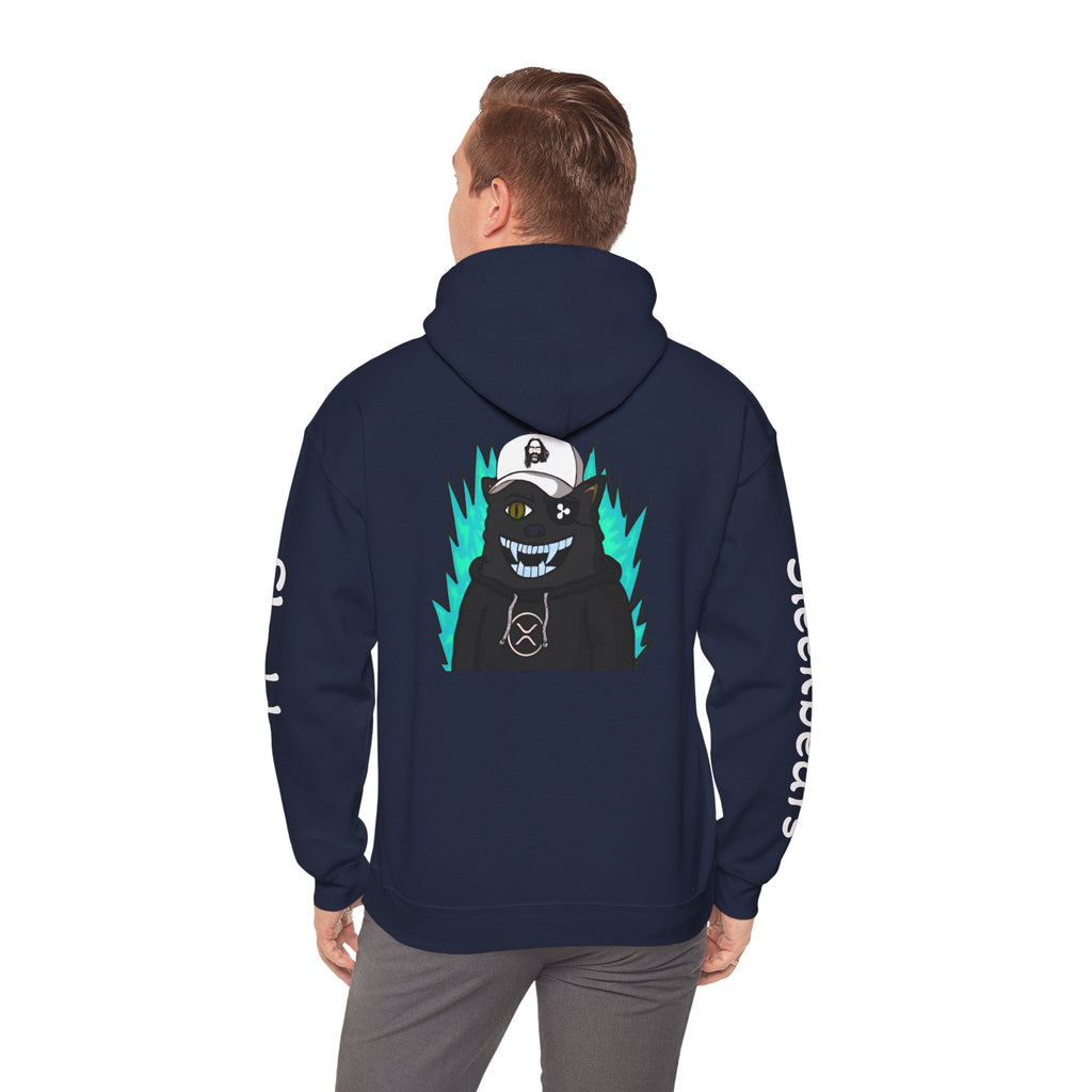 Black 'Sleekbears' Graphic Hoodie