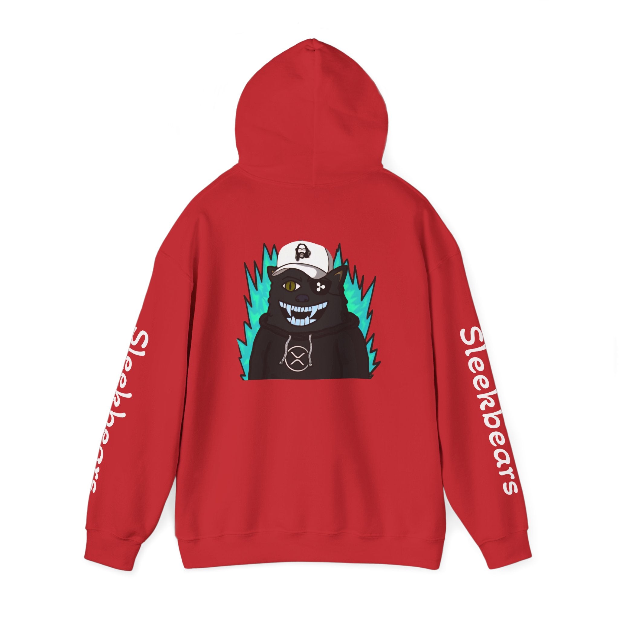 Black 'Sleekbears' Graphic Hoodie
