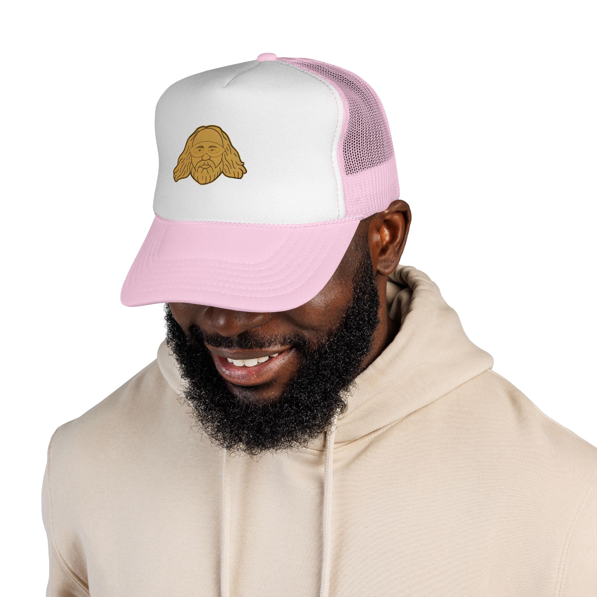 Bearded Sage VOC Trucker Cap — Retro Icon Mesh Hat