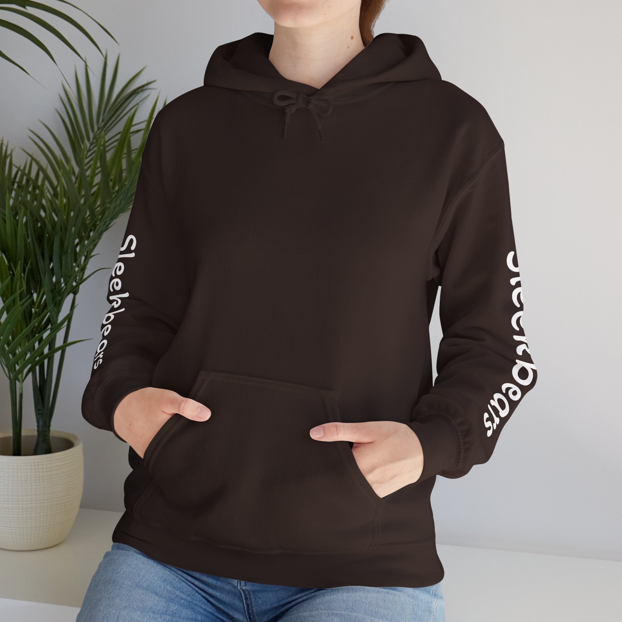 Black 'Sleekbears' Graphic Hoodie
