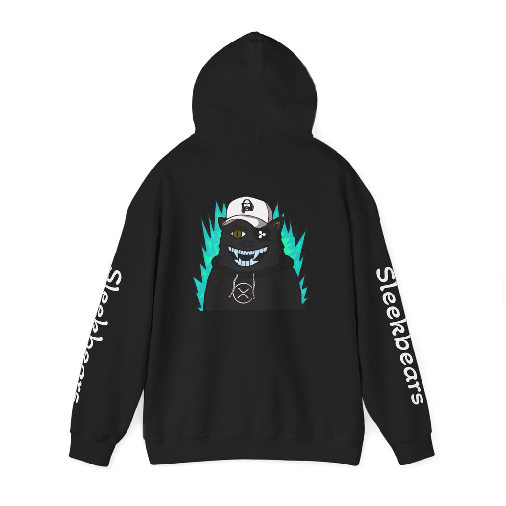 Black 'Sleekbears' Graphic Hoodie