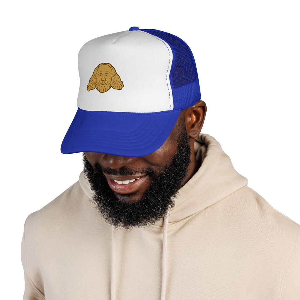 Bearded Sage VOC Trucker Cap — Retro Icon Mesh Hat