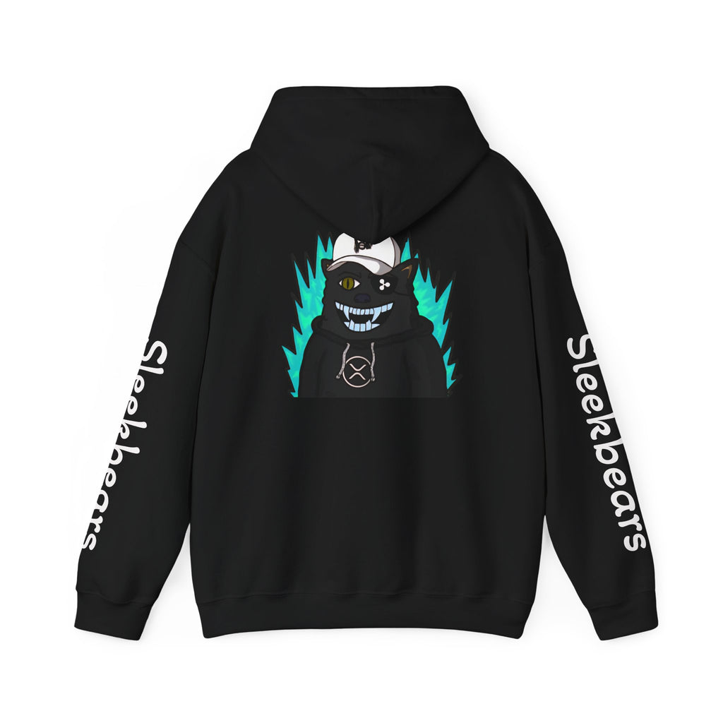 Black 'Sleekbears' Graphic Hoodie